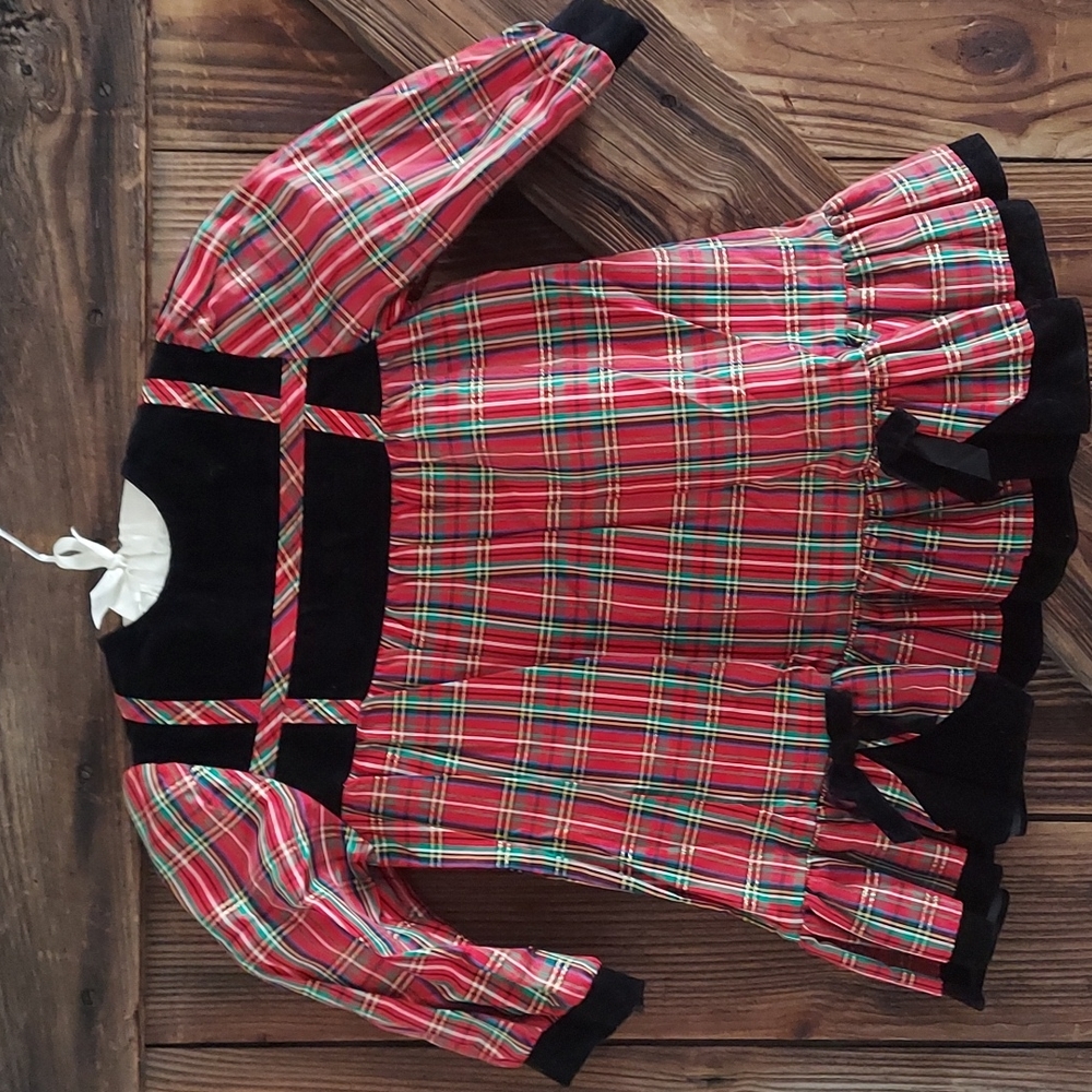 Vintage Fashionland Original Girl's Christmas Dress